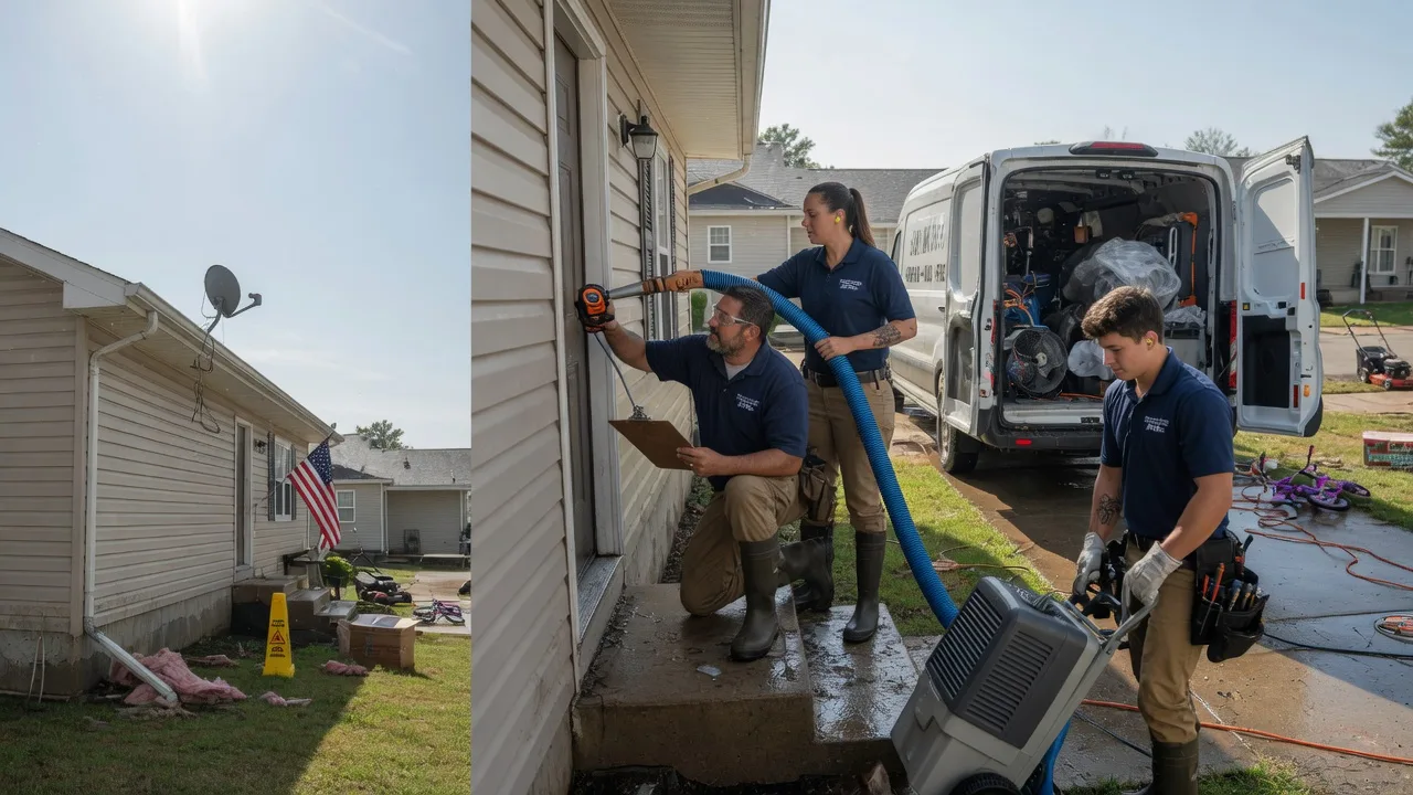 Ceiling Water Damage Restoration in Guntown, MS near me